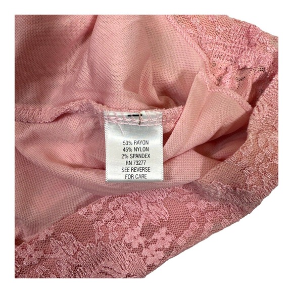 NWT CROFT & BARROW Short Waisted Soft Stretch Sleeveless Pink Shirt Top LARGE - Picture 8 of 8